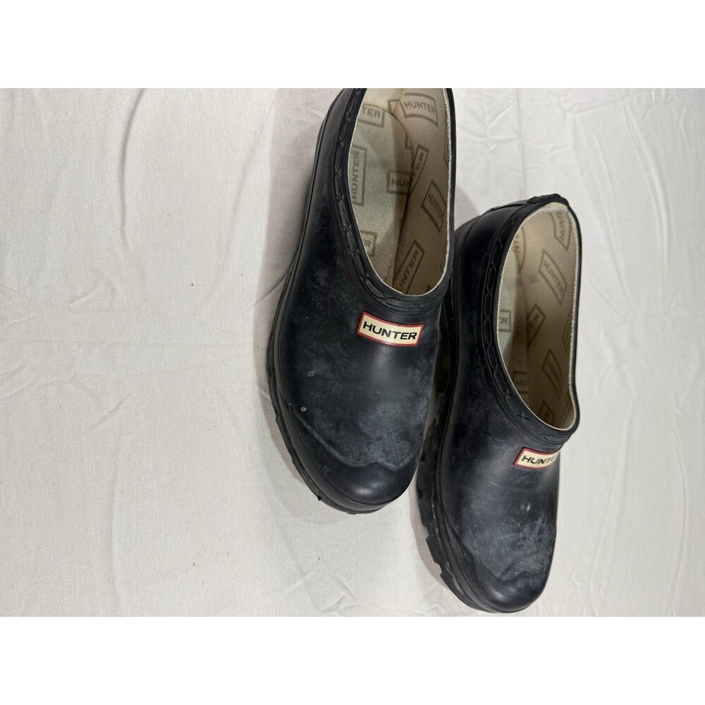 Hunter Clogs – Black– Estimated Size US 8/8.5 women's - Picture 3 of 8